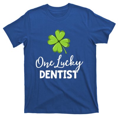 One Lucky Dentist Gift St Patricks Day Dental Office Gift T-Shirt