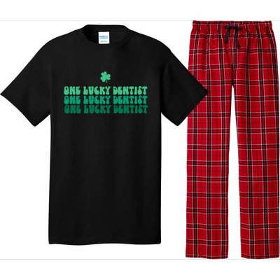 One Lucky Dentist Happy St Patrick's Day Dentist Life Gift Pajama Set