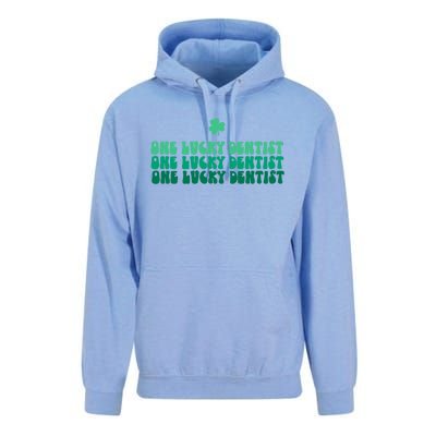 One Lucky Dentist Happy St Patrick's Day Dentist Life Gift Unisex Surf Hoodie