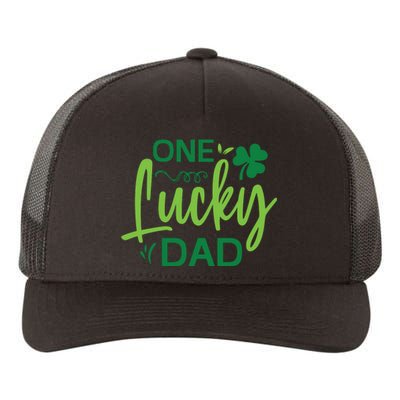 One Lucky Dad St Patricks Day Yupoong Adult 5-Panel Trucker Hat