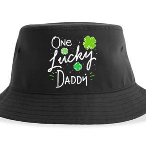 One Lucky Dad Matching St Patricks Day New Daddy Sustainable Bucket Hat