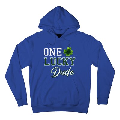 One Lucky Dude Gift St Patricks Day Gift Daddy Gift Hoodie