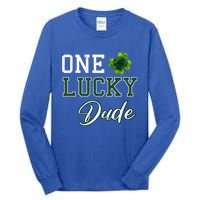 One Lucky Dude Gift St Patricks Day Gift Daddy Gift Tall Long Sleeve T-Shirt