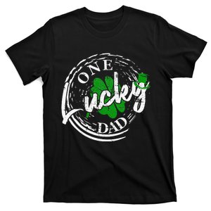 one lucky Dad Leaf Party Saint Shenanigan Irishman T-Shirt