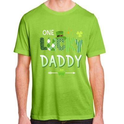 One Lucky Daddy For St Patricks Day Family Dad Gift Adult ChromaSoft Performance T-Shirt