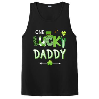 One Lucky Daddy For St Patricks Day Family Dad Gift PosiCharge Competitor Tank