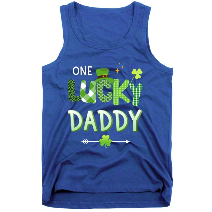 One Lucky Daddy For St Patricks Day Family Dad Gift Tank Top