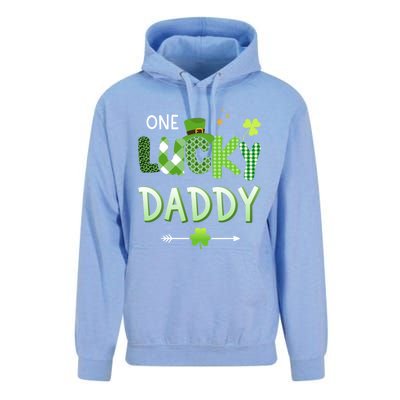 One Lucky Daddy For St Patricks Day Family Dad Gift Unisex Surf Hoodie