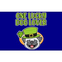 One Lucky Dog Lover St Patricks Day Irish Green Graphic Funny Gift Bumper Sticker