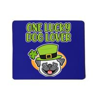 One Lucky Dog Lover St Patricks Day Irish Green Graphic Funny Gift Mousepad