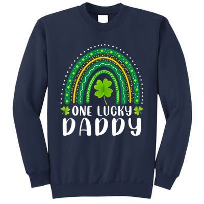 One Lucky Daddy Rainbow Saint Patrick's Day Dad Father Papa Sweatshirt