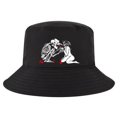Occult Lover Death Card Goth Satanist Gothic Cool Comfort Performance Bucket Hat