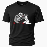 Occult Lover Death Card Goth Satanist Gothic Cooling Performance Crew T-Shirt
