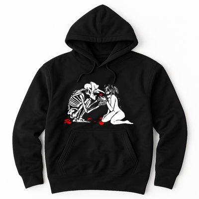 Occult Lover Death Card Goth Satanist Gothic Hoodie