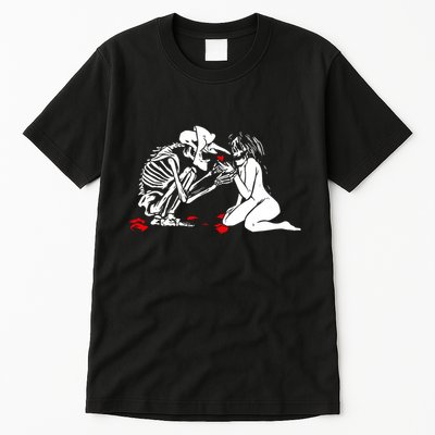 Occult Lover Death Card Goth Satanist Gothic Tall T-Shirt