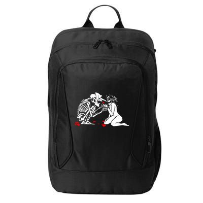 Occult Lover Death Card Goth Satanist Gothic City Backpack