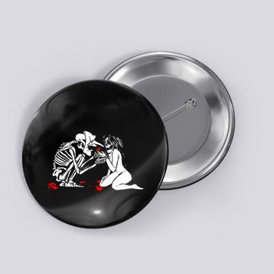 Occult Lover Death Card Goth Satanist Gothic Button