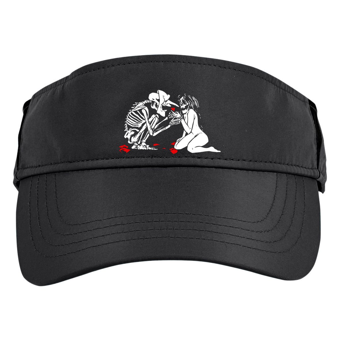 Occult Lover Death Card Goth Satanist Gothic Adult Drive Performance Visor
