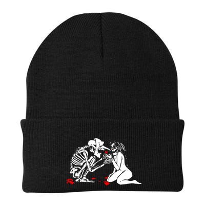 Occult Lover Death Card Goth Satanist Gothic Beanie