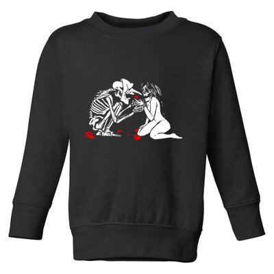 Occult Lover Death Card Goth Satanist Gothic Toddler Sweatshirt
