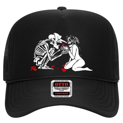 Occult Lover Death Card Goth Satanist Gothic Trucker Hat