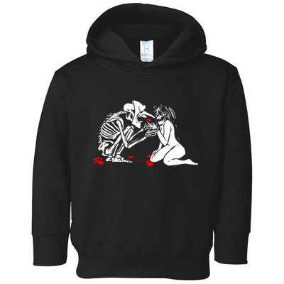 Occult Lover Death Card Goth Satanist Gothic Toddler Hoodie
