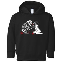 Occult Lover Death Card Goth Satanist Gothic Toddler Hoodie