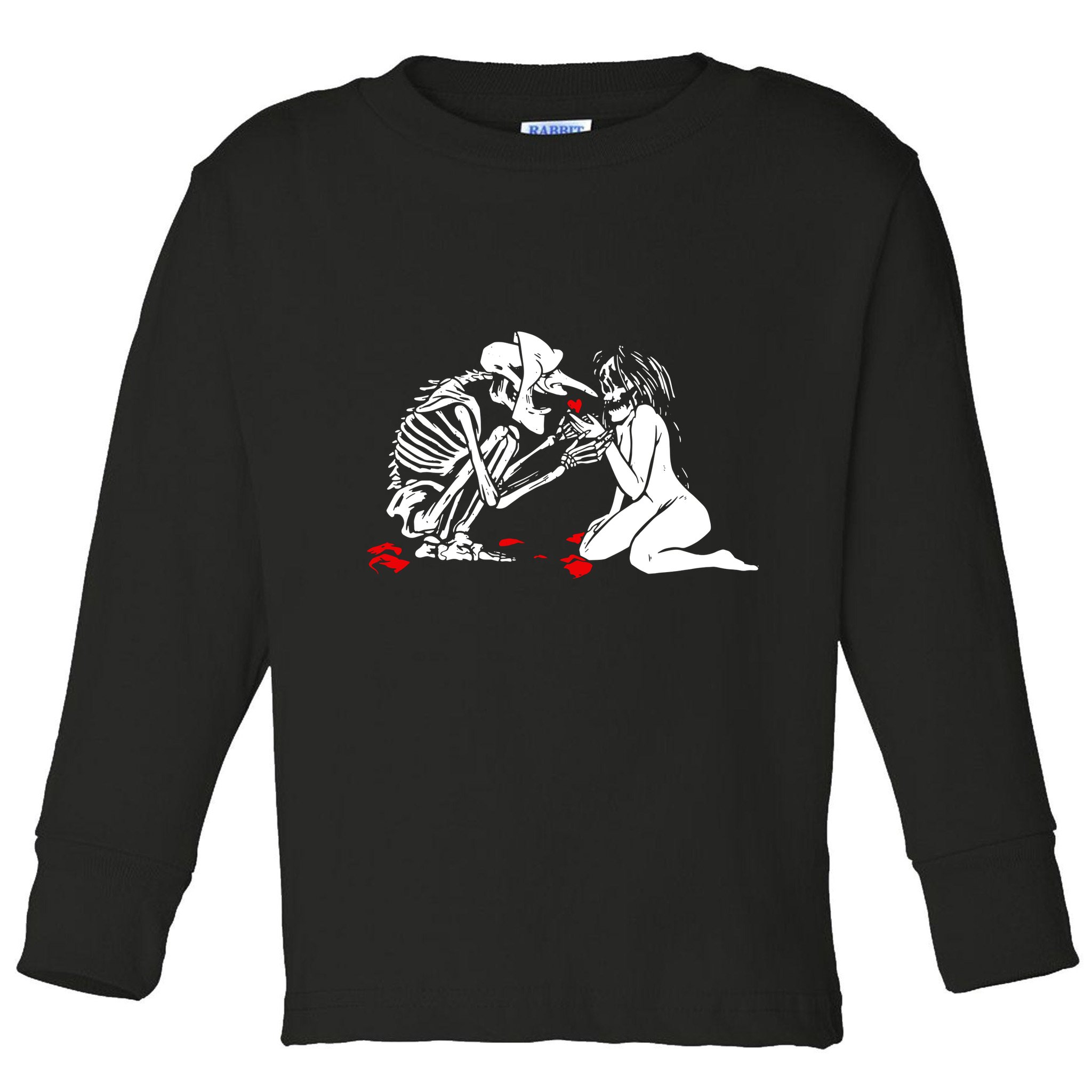 Occult Lover Death Card Goth Satanist Gothic Toddler Long Sleeve Shirt