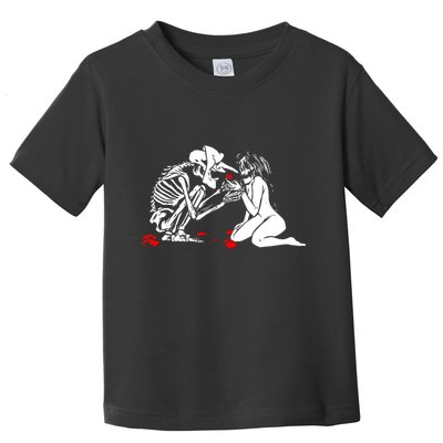 Occult Lover Death Card Goth Satanist Gothic Toddler T-Shirt