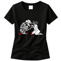Occult Lover Death Card Goth Satanist Gothic Womens T-Shirt