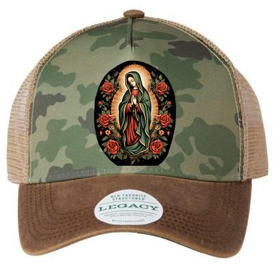 Our Lady De Guadalupe Sant Mary For Christians Catholics Legacy Tie Dye Trucker Hat