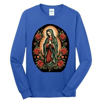 Our Lady De Guadalupe Sant Mary For Christians Catholics Tall Long Sleeve T-Shirt