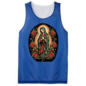 Our Lady De Guadalupe Sant Mary For Christians Catholics Mesh Reversible Basketball Jersey Tank