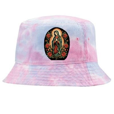 Our Lady De Guadalupe Sant Mary For Christians Catholics Tie-Dyed Bucket Hat