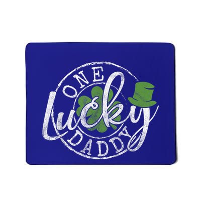 One Lucky Daddy Funny Father Irish Clovers St PatrickS Day Mousepad