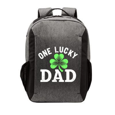 One Lucky Dad Father Funny Irish St PatrickS Day Vector Backpack