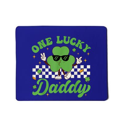 One Lucky Daddy St Patricks Day Funny Dad Father Mousepad