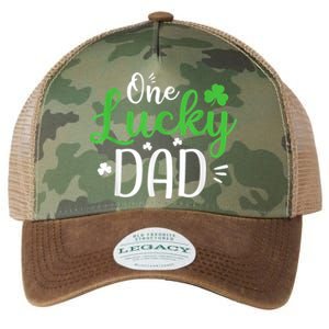 One Lucky Dad Shirt Funny St Patricks Day Gift For Daddy Legacy Tie Dye Trucker Hat