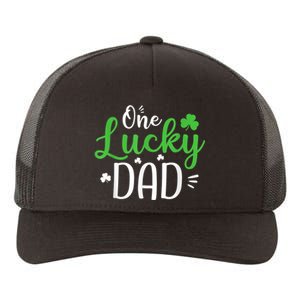 One Lucky Dad Shirt Funny St Patricks Day Gift For Daddy Yupoong Adult 5-Panel Trucker Hat