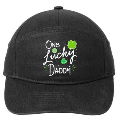 One Lucky Dad Matching St Patricks Day New Daddy 7-Panel Snapback Hat