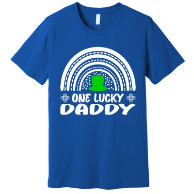 One Lucky Daddy Cool Gift St Patrick's Day Funny For Daddy Gift Premium T-Shirt