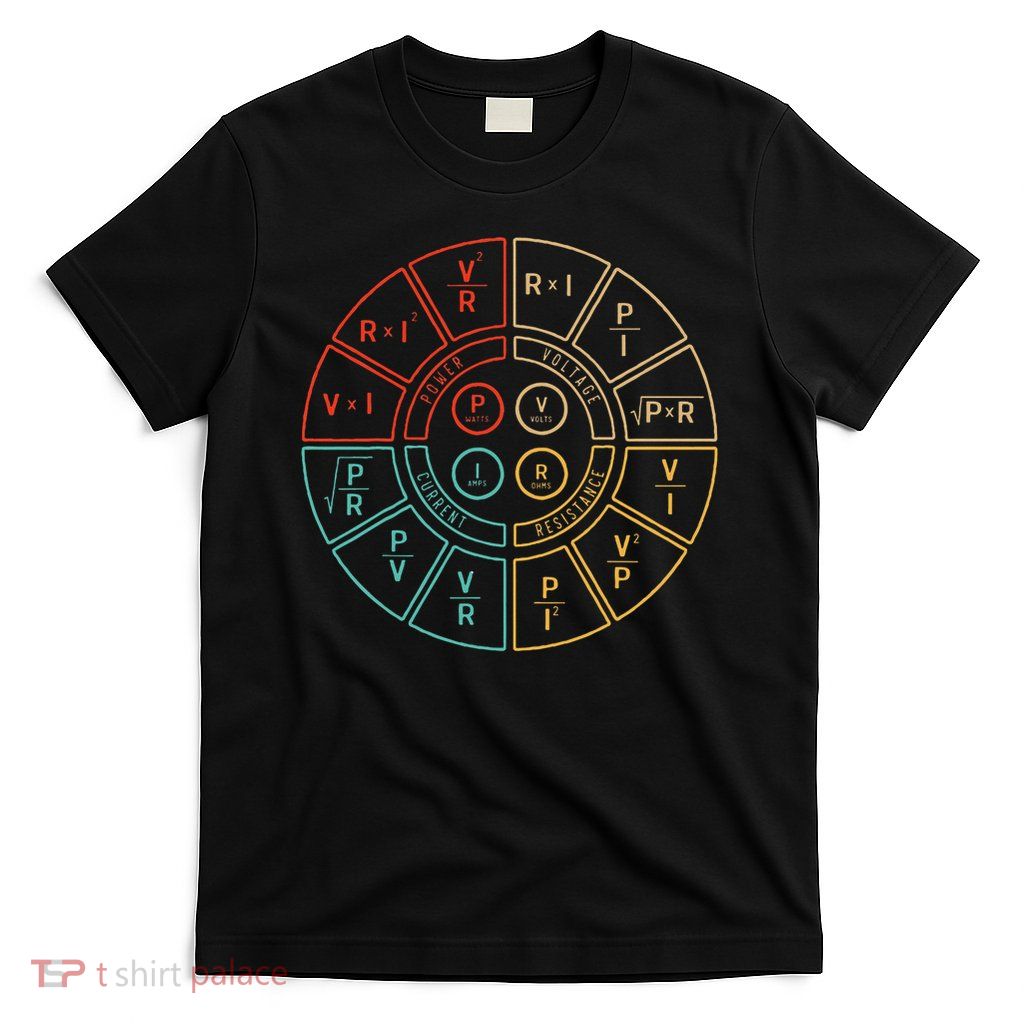 Ohms Law Diagram For Electrical Engineer T-Shirt