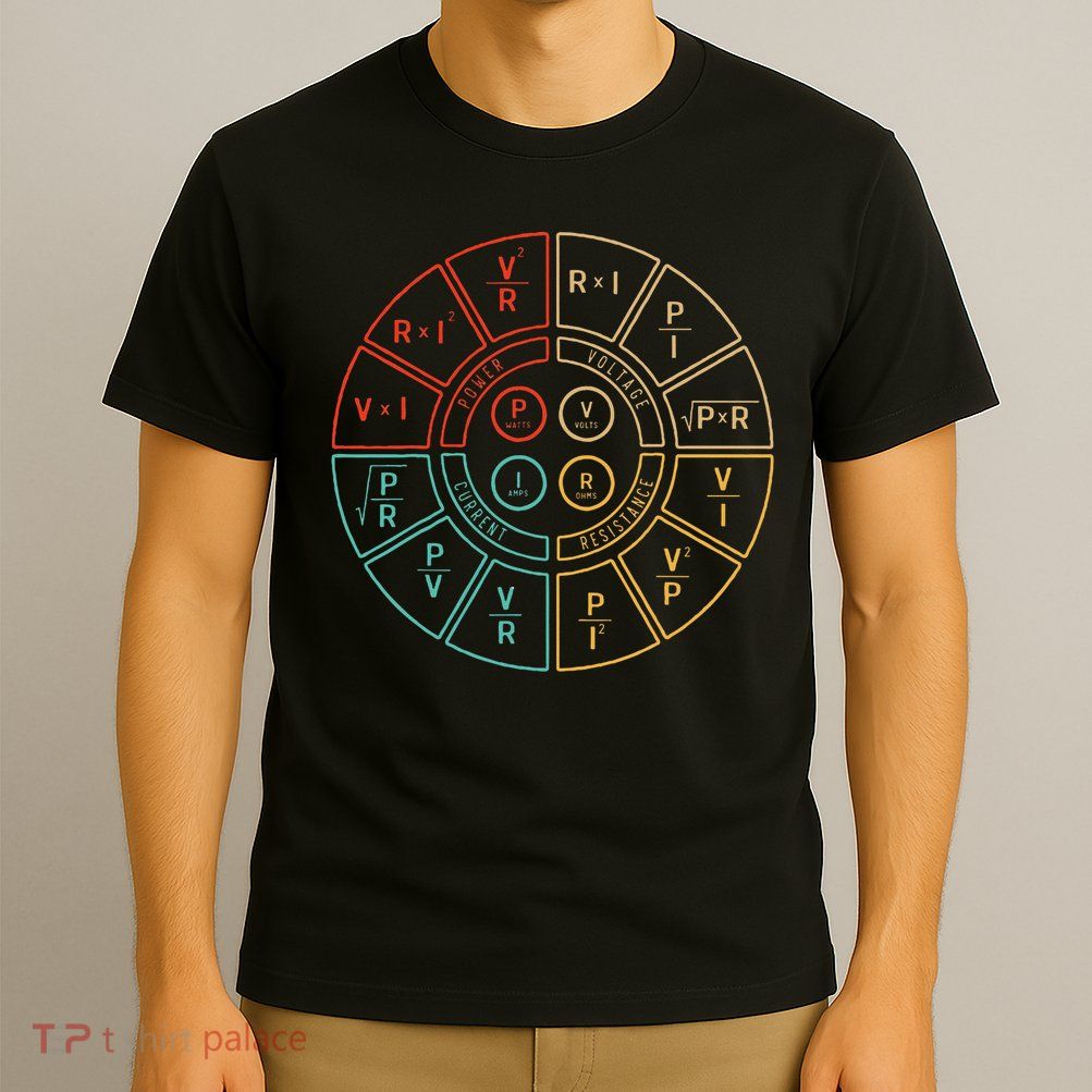 Ohms Law Diagram For Electrical Engineer T-Shirt