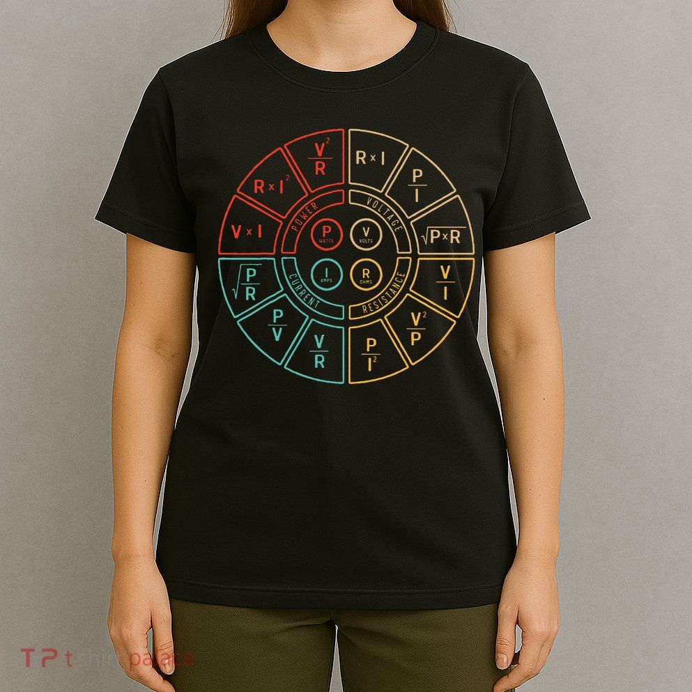 Ohms Law Diagram For Electrical Engineer T-Shirt