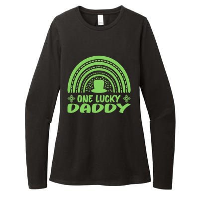 One Lucky Daddy Gift St Patrick's Day Funny For Daddy Gift Womens CVC Long Sleeve Shirt