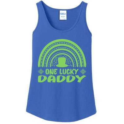 One Lucky Daddy Gift St Patrick's Day Funny For Daddy Gift Ladies Essential Tank