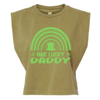 One Lucky Daddy Gift St Patrick's Day Funny For Daddy Gift Garment-Dyed Women's Muscle Tee