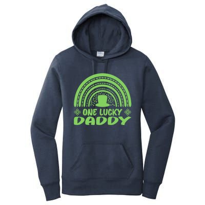 One Lucky Daddy Gift St Patrick's Day Funny For Daddy Gift Women's Pullover Hoodie