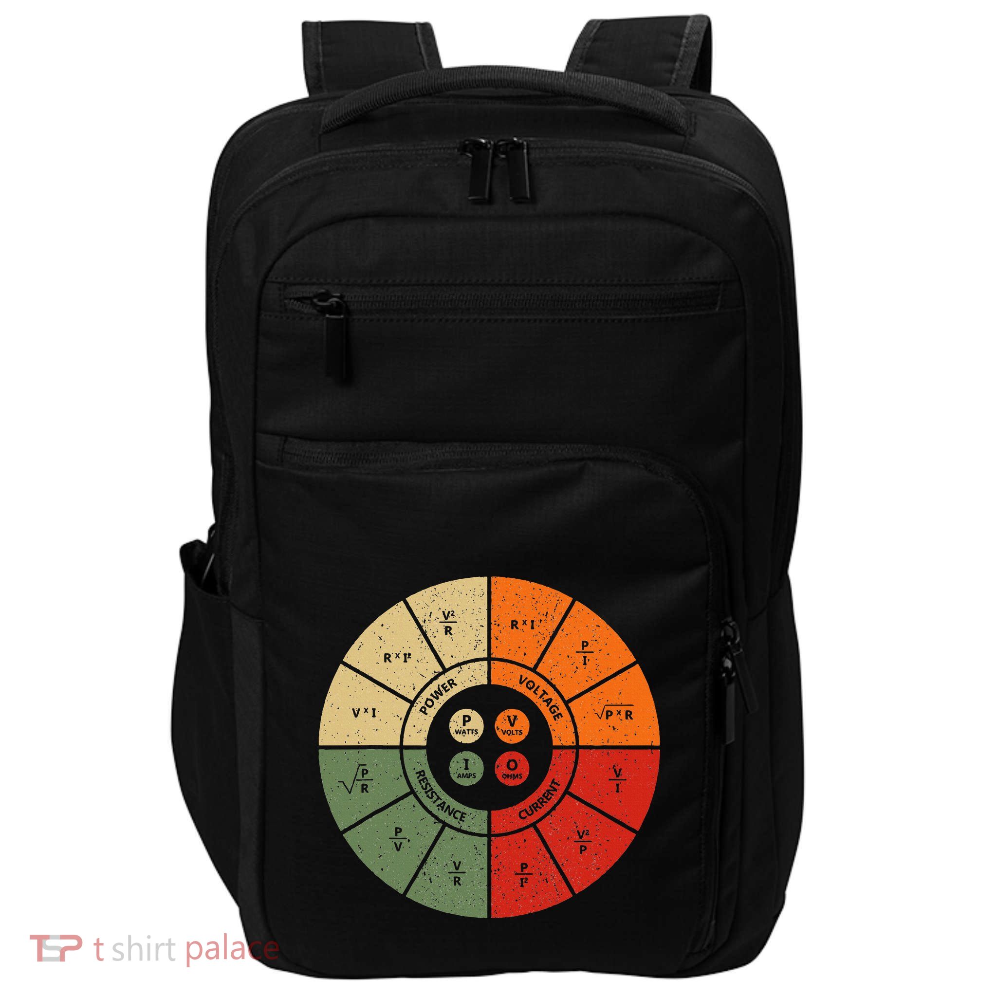 Ohms Law Diagram Electrical Electronics Engineer Impact Tech Backpack