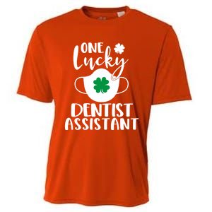 One Lucky Dentist Assistant St Patrick's Day Cute Gift Cooling Performance Crew T-Shirt